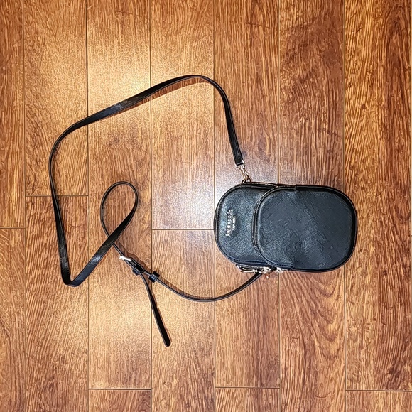 Kate Spade Black Leather Spencer North South Phone Crossbody *Free Shipping* - Picture 2 of 9